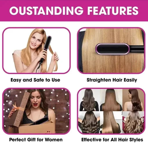 2-in-1 HAIR STRAIGHTENER COMB