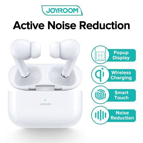 Joyroom Airpods Pro With Case Silicon (jr-t03s Pro) | Wireless Earbuds With Hifi Sound And Long Battery Life